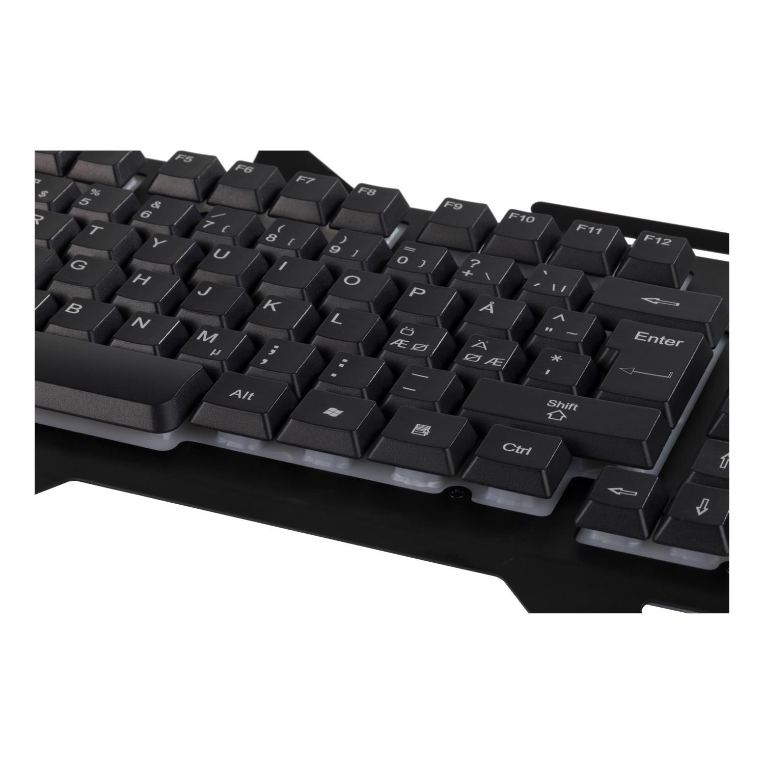 Gaming DELTACO Tastatur, RGB Tastatur GAMING