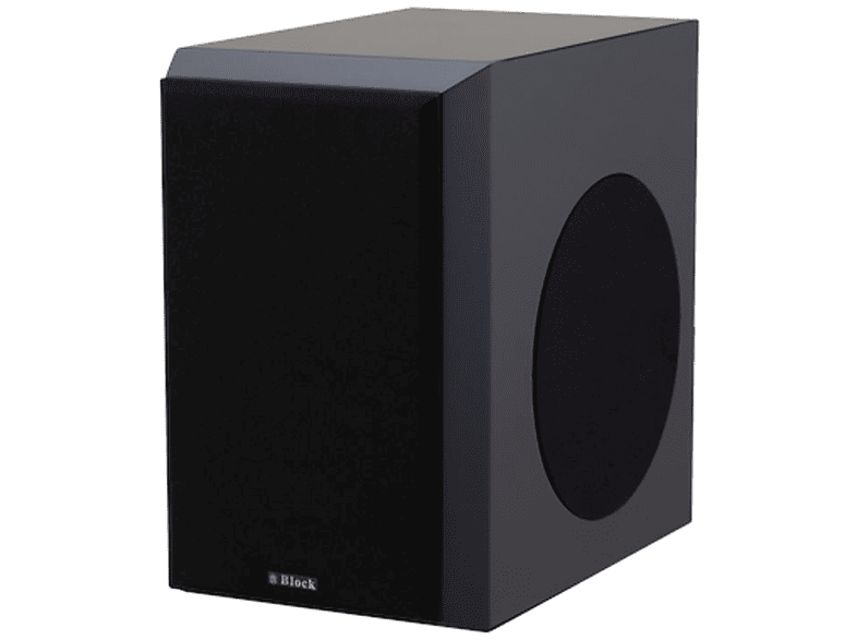 HiFi S-100 schwarz Lautsprecher, BLOCK