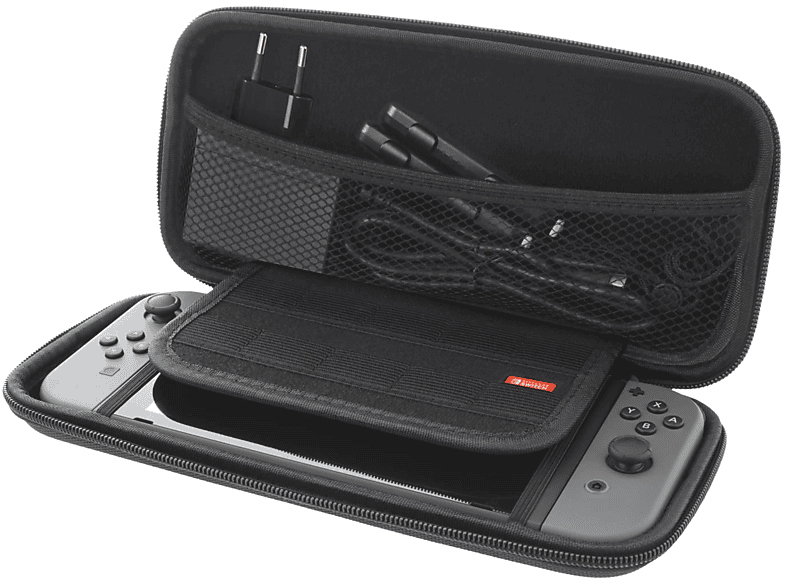 Tasche Tragetasche, Switch GAMING DELTACO schwarz Nintendo, Nintendo für