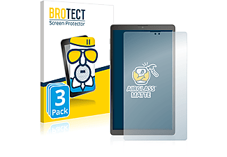 BROTECT 3x Panzerglasfolie Airglass matt Displayschutz(für Samsung Galaxy Tab A7 Lite Wi-Fi 2021 (Hochformat))