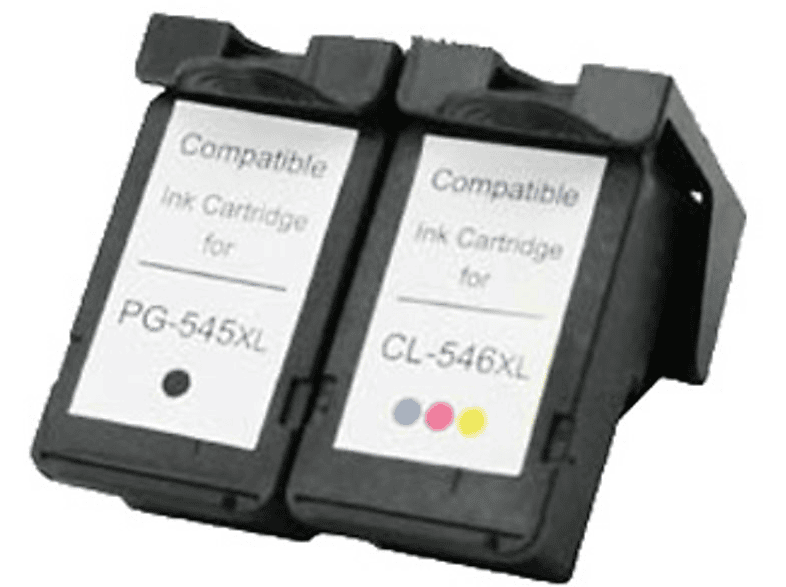 ABC Kompatibel 2x Black CL-546XL Color) CMYK Tinte Set (PG-545XL