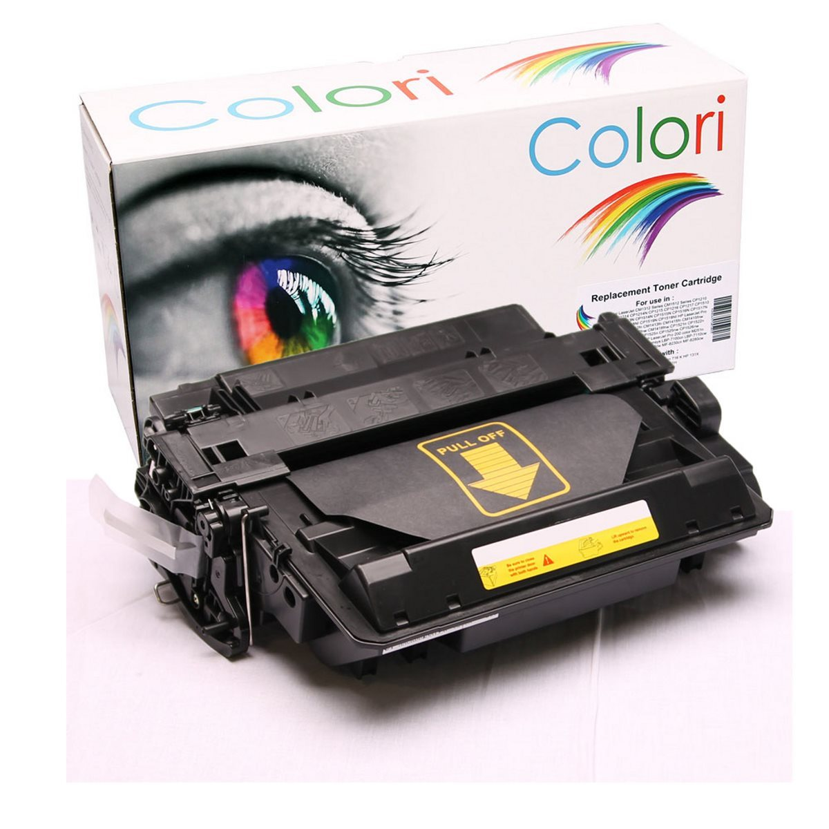 COLORI Kompatibler Toner BLACK 724 55X CE255X 724H) CE255A (55A