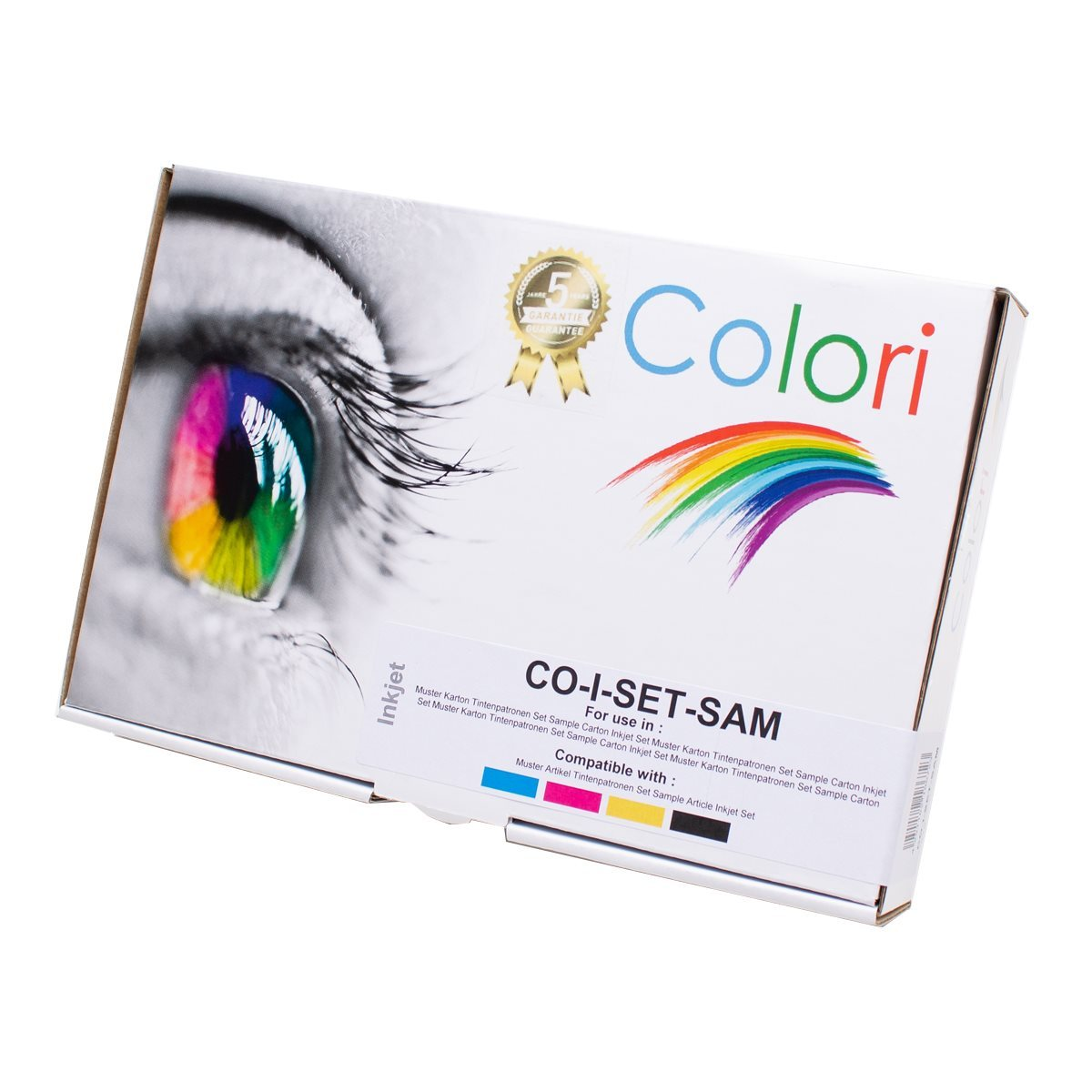 COLORI Kompatibel C13T34734010 Cyan CMYK Set 34XL (C13T34714010 Tinte C13T34724010 4x C13T34744010 Magenta Black Yellow)