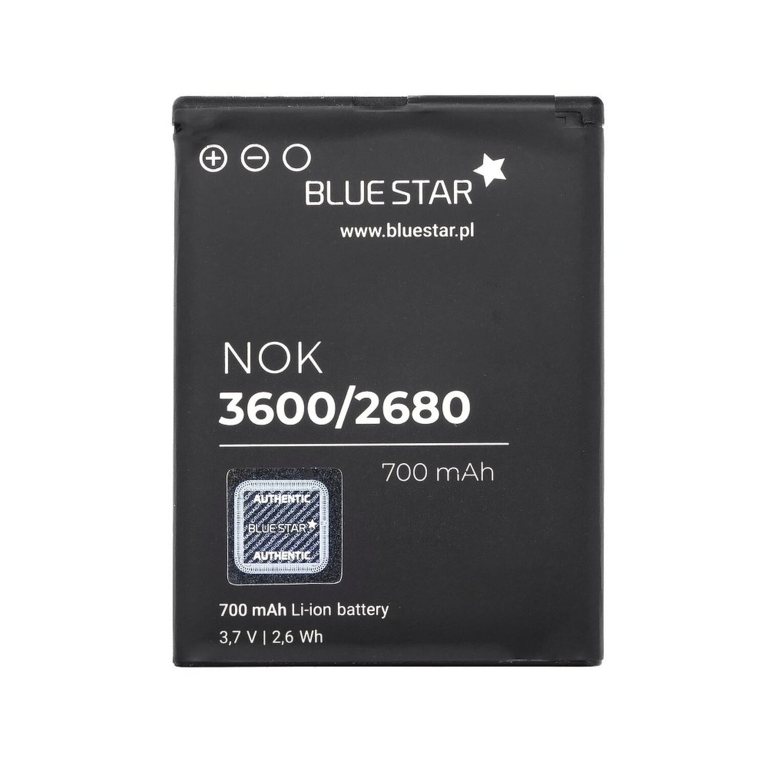 BLUESTAR Akku für Nokia 3600 Slide / Slide Li-Ion Handyakku 2680