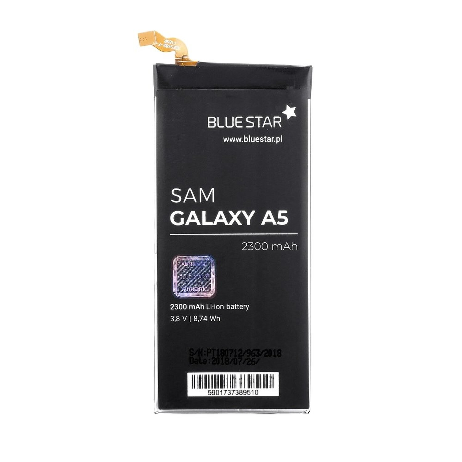 Handyakku für BLUESTAR Akku Samsung Li-Ion Galaxy A5