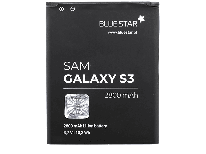 BLUESTAR Akku für Samsung Galaxy Handyakku S3 Li-Ion