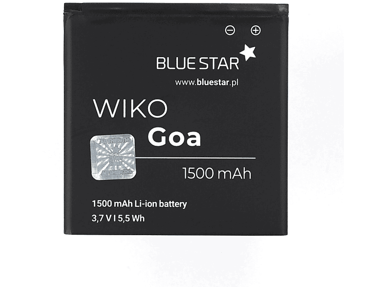 Li-Ion Wiko für BLUESTAR Akku Goa Handyakku