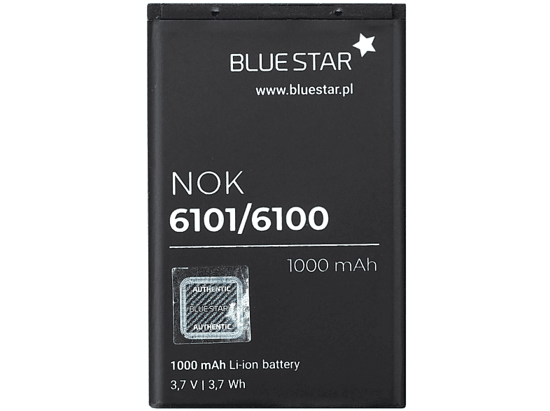 Liste der Besonderheiten BLUESTAR Akku / für Li-Ion Nokia / 6100 6101 6103 Handyakku