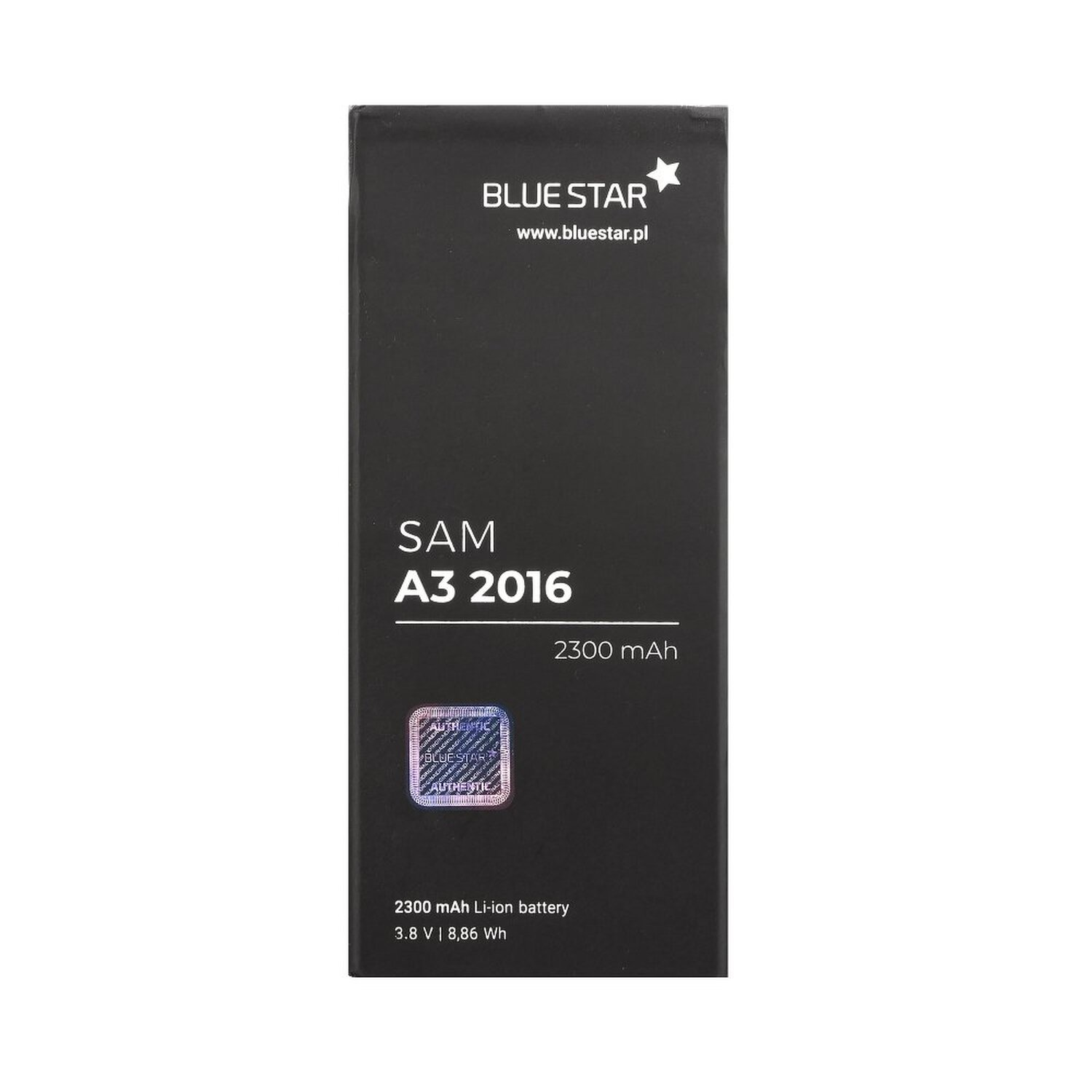 Handyakku 2016 Li-Ion für Samsung A3 BLUESTAR Galaxy Akku