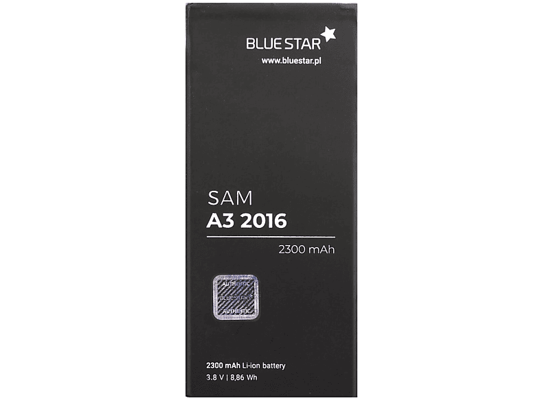 Handyakku 2016 Li-Ion für Samsung A3 BLUESTAR Galaxy Akku