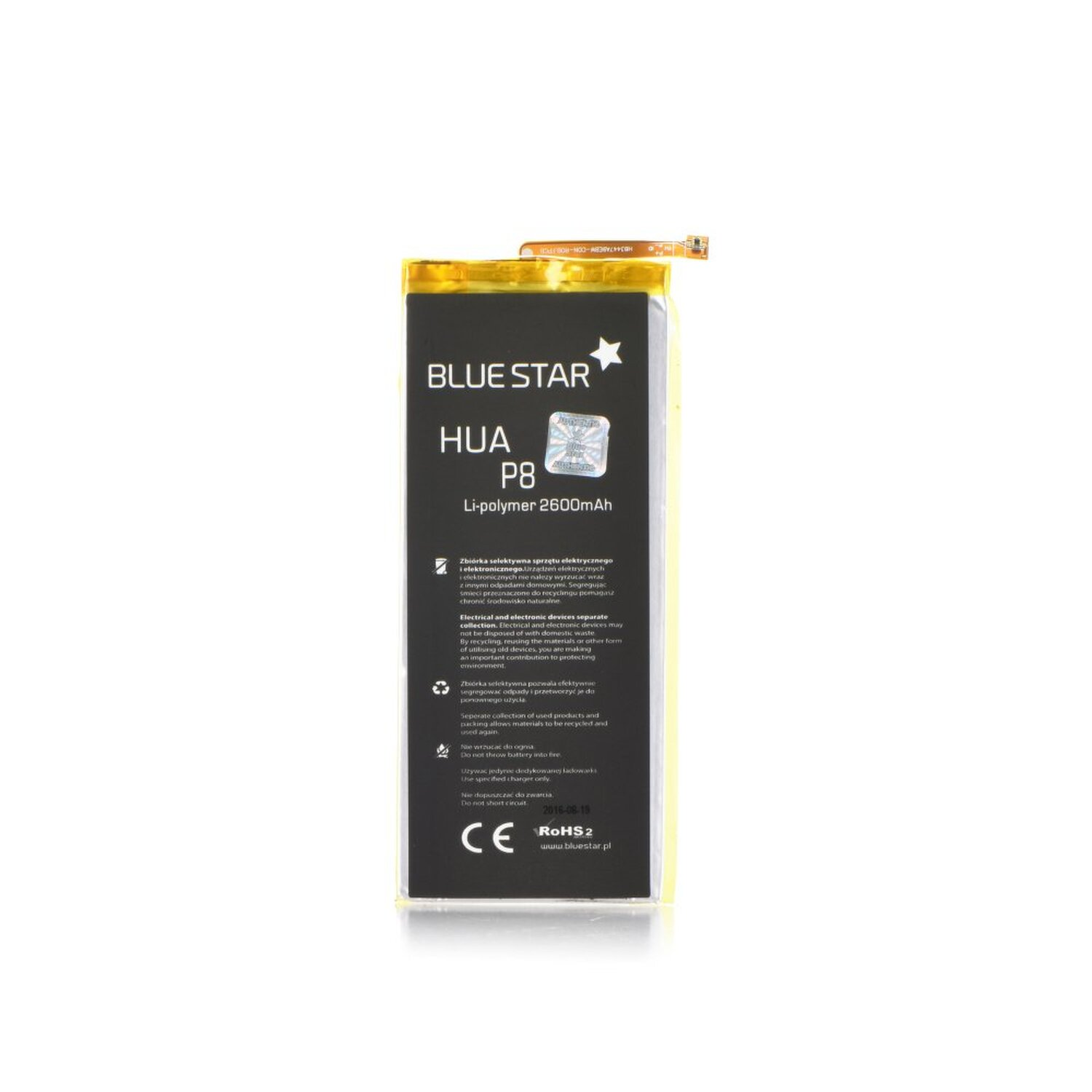 BLUESTAR Akku für Huawei Li-Ion Handyakku P8 HB3447A9EBW