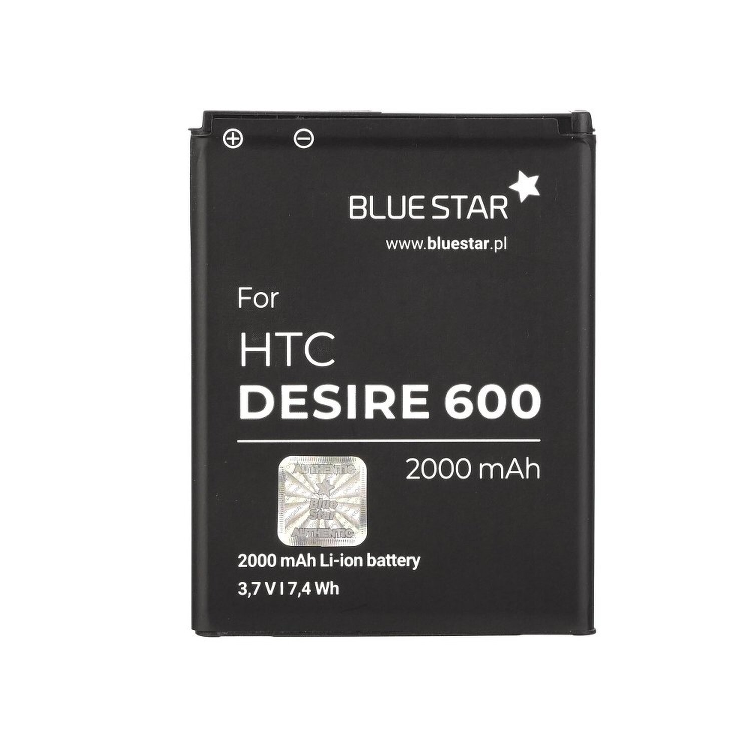 Li-Ion BLUESTAR HTC 600 Akku Handyakku für 606t 608 Desire 608t 606w