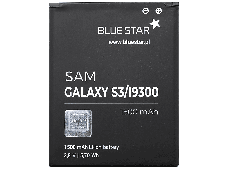BLUESTAR Akku für Samsung Handyakku S3 Li-Ion Galaxy