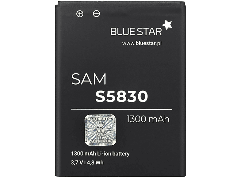 (S5670) Galaxy Gio Akku Samsung Li-Ion Handyakku BLUESTAR für