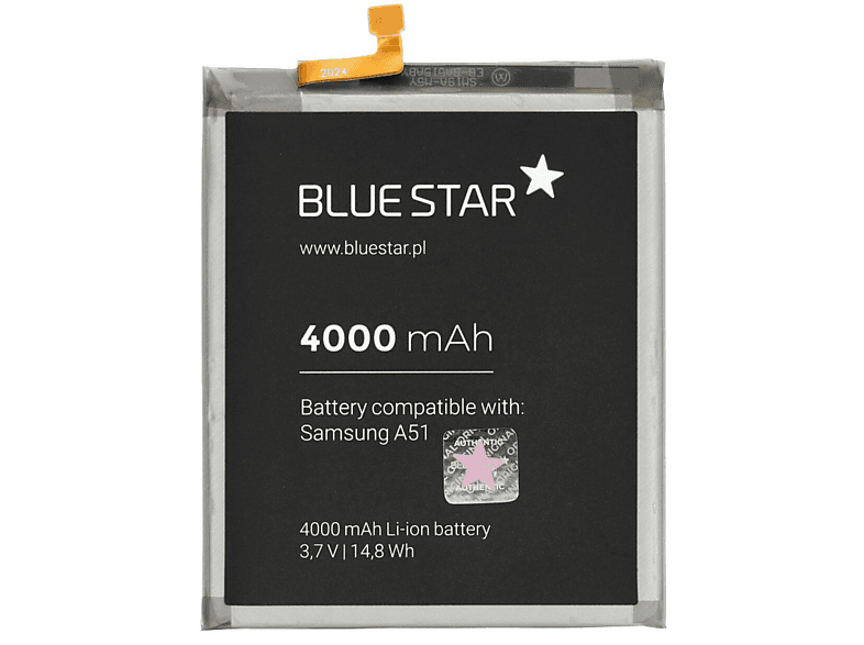 BLUESTAR Akku für SAMSUNG GALAXY A51 (A515F) Li-Ion Handyakku