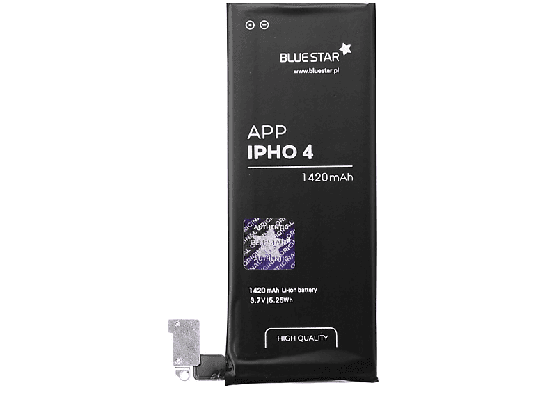 Li-Ion BLUESTAR 4 iPhone Apple Handyakku für Akku