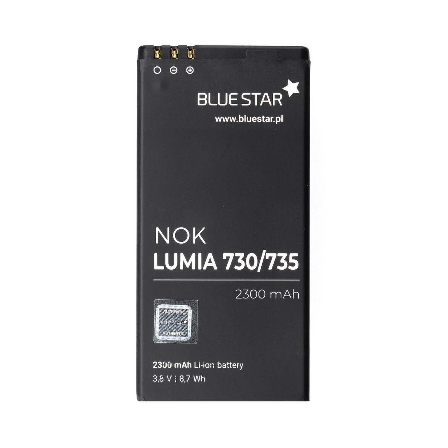 BLUESTAR Akku für 730 Handyakku Nokia Lumia Li-Ion