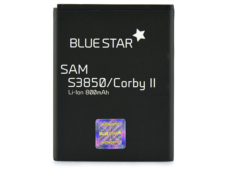 / Li-Ion BLUESTAR Handyakku 335 Samsung für Chat Corby S3850 Akku II