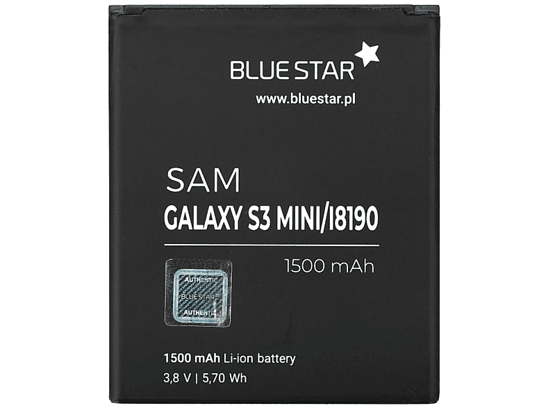 Handyakku I8190 S3 Galaxy Li-Ion Samsung BLUESTAR Mini Akku für