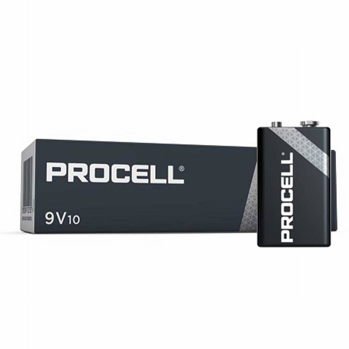 DURACELL Procell Alkaline AlMn (Box) 0.673 Batterie, 1604 AlMn, 9V Ah Stück Block Stk. 6LR61 MN 9V 10 1 Volt, 9