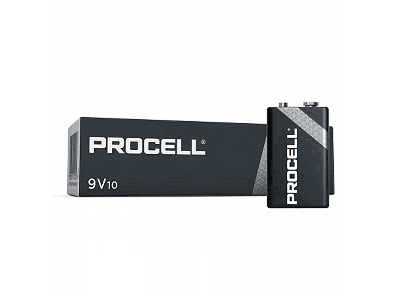 DURACELL Procell Alkaline 6LR61 9V Block MN 1604 9V 10 Stk. (Box) AlMn Batterie, AlMn, 9 Volt, 0.673 Ah 1 Stück
