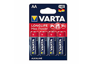 PILA - VARTA Pila alcalina LongLife Max Power LR6 AA (blíster 4 pilas)