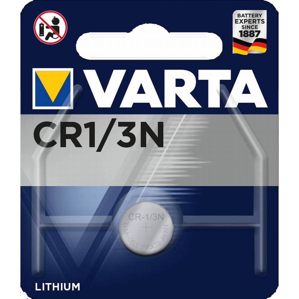 Pila Varta Cr13n 3 photo de litio electronics paquete 1 unidad en original 3v 06131101401