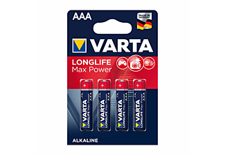 PILA - VARTA Pila alcalina LongLife Max Power LR03 AAA (blíster 4 pilas)