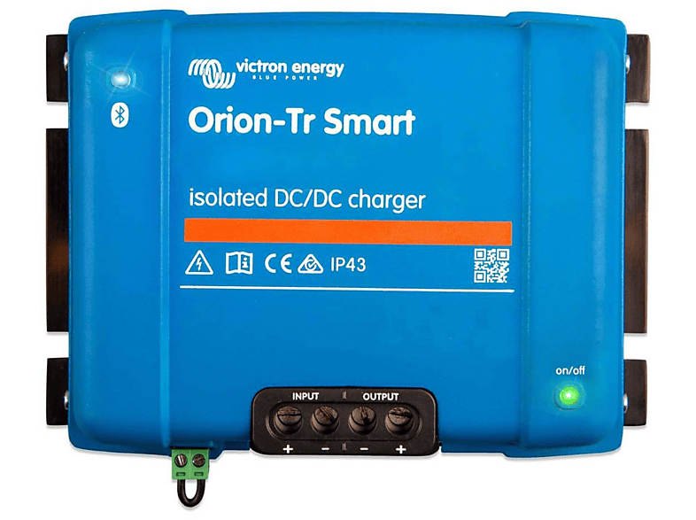 Ladegerät Universal, Volt, blau für Smart VICTRON Lithium DC/DC (360W) Orion-Tr 24/12 ENERGY und Akkus Ladegerät Blei- 12 isoliert 30A