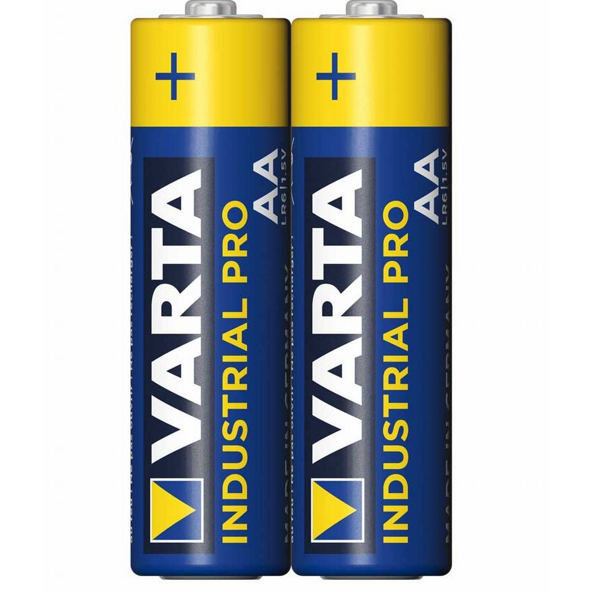 VARTA Industrial Pro Mignon AlMn 2.96 AA 4006 AlMn, Folie) Volt, Batterie, Ah Batterie (2er 1.5