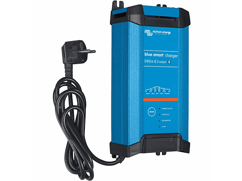 VICTRON ENERGY IP22 24/16 (3) Blue Smart Ladegerät für Blei- und Lithium Akkus Ladegerät Universal, 24 Volt, blau