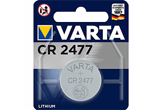 VARTA Electronics CR2477 Lithium Knopfzelle 3V (1er Blister) Reloj Knopfzelle, Li-MnO2, 3 Volt, 0.85 Ah 1 Stück