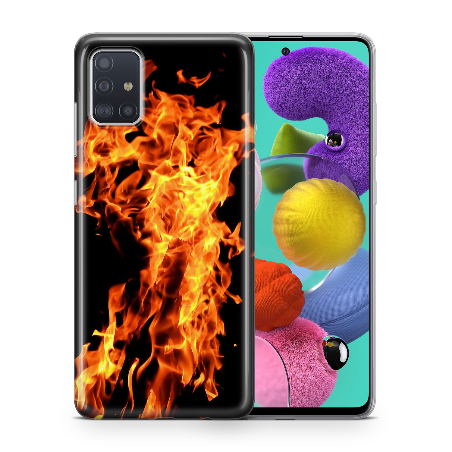 P40 Lite, DESIGN Backcover, Mehrfarbig Huawei, KÖNIG Schutzhülle,