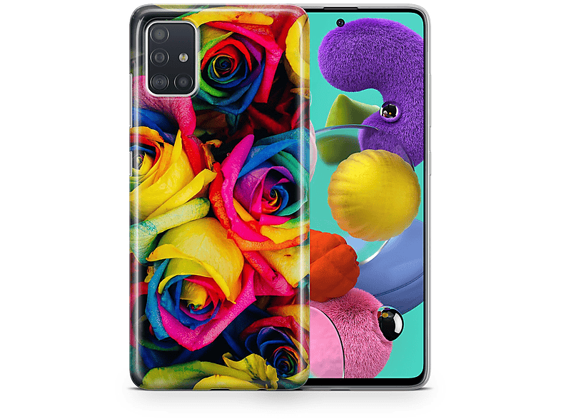 KÖNIG DESIGN Schutzhülle, Backcover, Samsung, Galaxy J7 (2017), Mehrfarbig