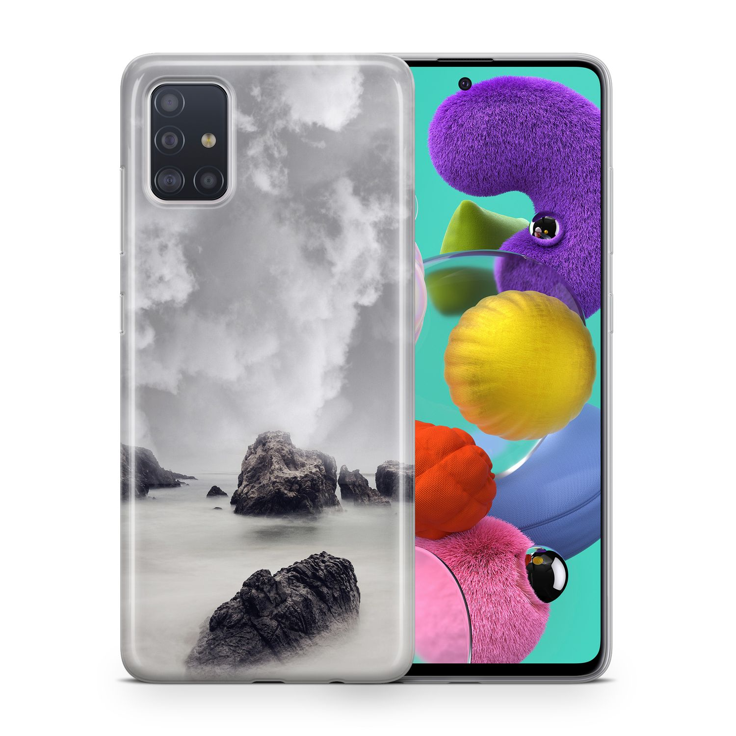 Galaxy Samsung, KÖNIG A50s, DESIGN Backcover, Mehrfarbig Schutzhülle,