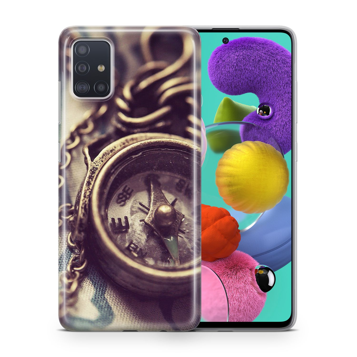 KÖNIG DESIGN Schutzhülle, 5G, Backcover, Mehrfarbig Galaxy Samsung, A42