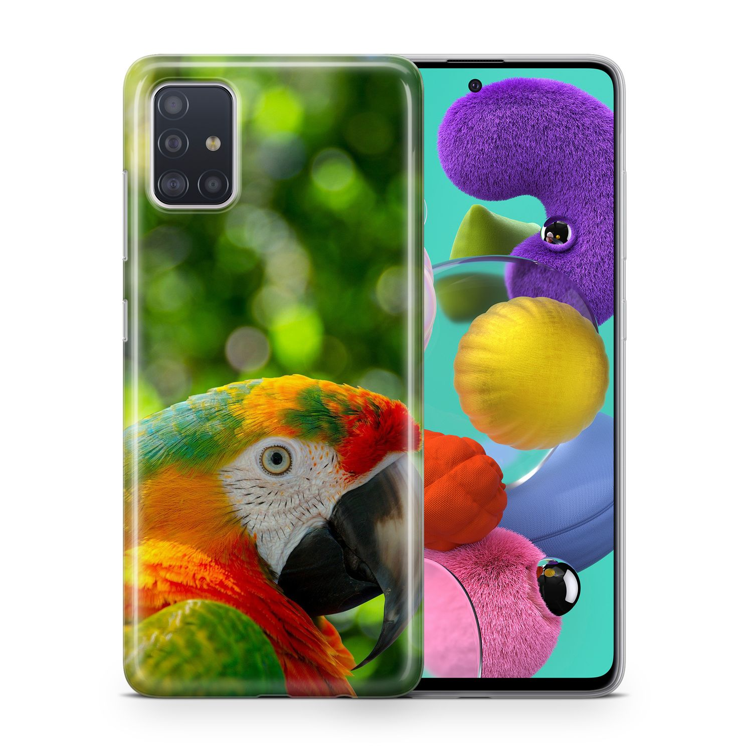 DESIGN Samsung, Backcover, A5 KÖNIG Mehrfarbig Schutzhülle, (2017), Galaxy
