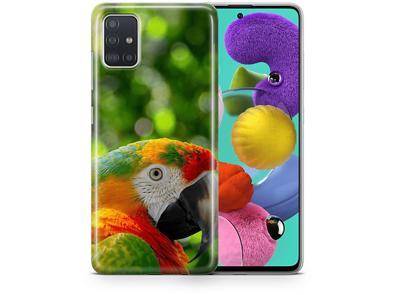 KÖNIG DESIGN Schutzhülle, Backcover, Huawei, P20 Lite 2019, Mehrfarbig
