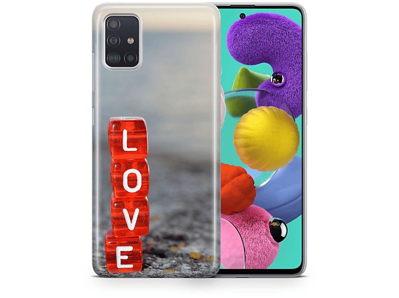 KÖNIG DESIGN Schutzhülle, Backcover, Samsung, Galaxy A6 Plus (2018), Mehrfarbig