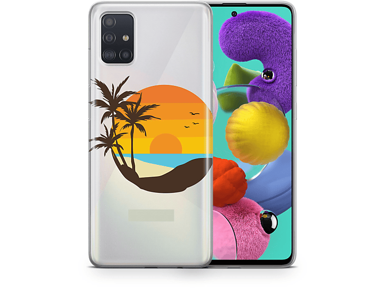 KÖNIG DESIGN Schutzhülle, Backcover, Samsung, Galaxy A10s, Mehrfarbig