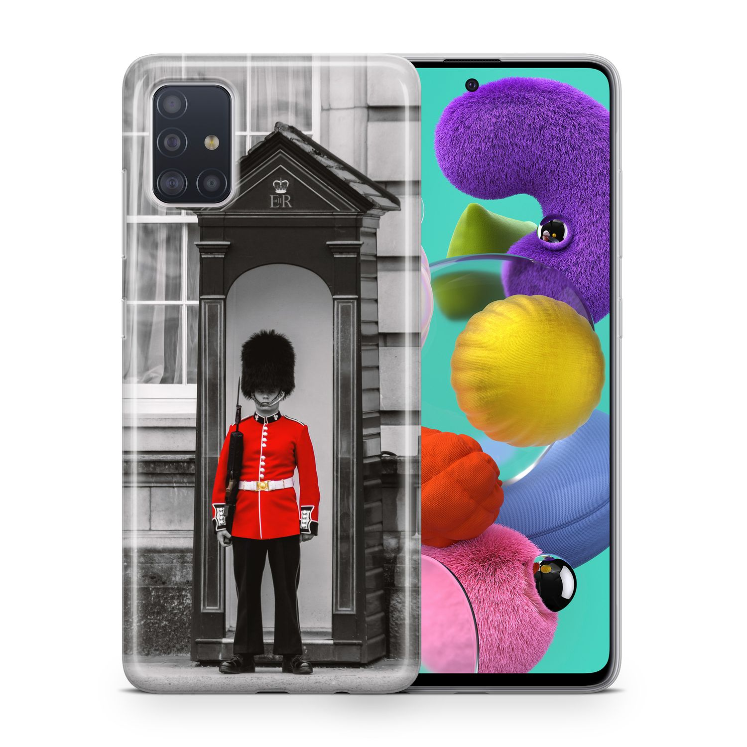 Mehrfarbig Backcover, (2017), A3 Galaxy DESIGN Samsung, Schutzhülle, KÖNIG