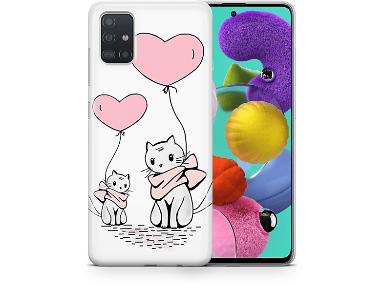 KÖNIG DESIGN Schutzhülle, Backcover, Huawei, P8 Lite, Mehrfarbig