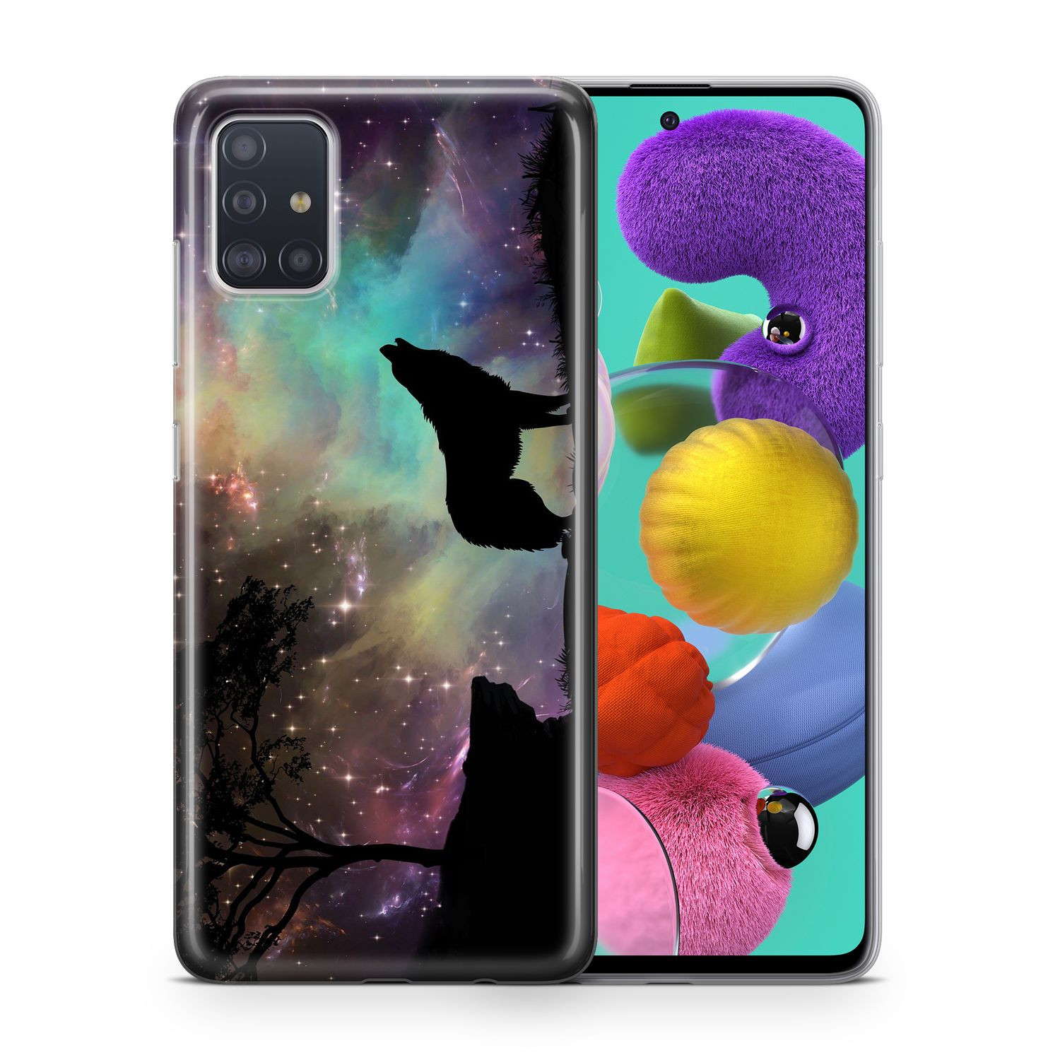KÖNIG DESIGN Mehrfarbig Samsung, Schutzhülle, Galaxy Backcover, A81