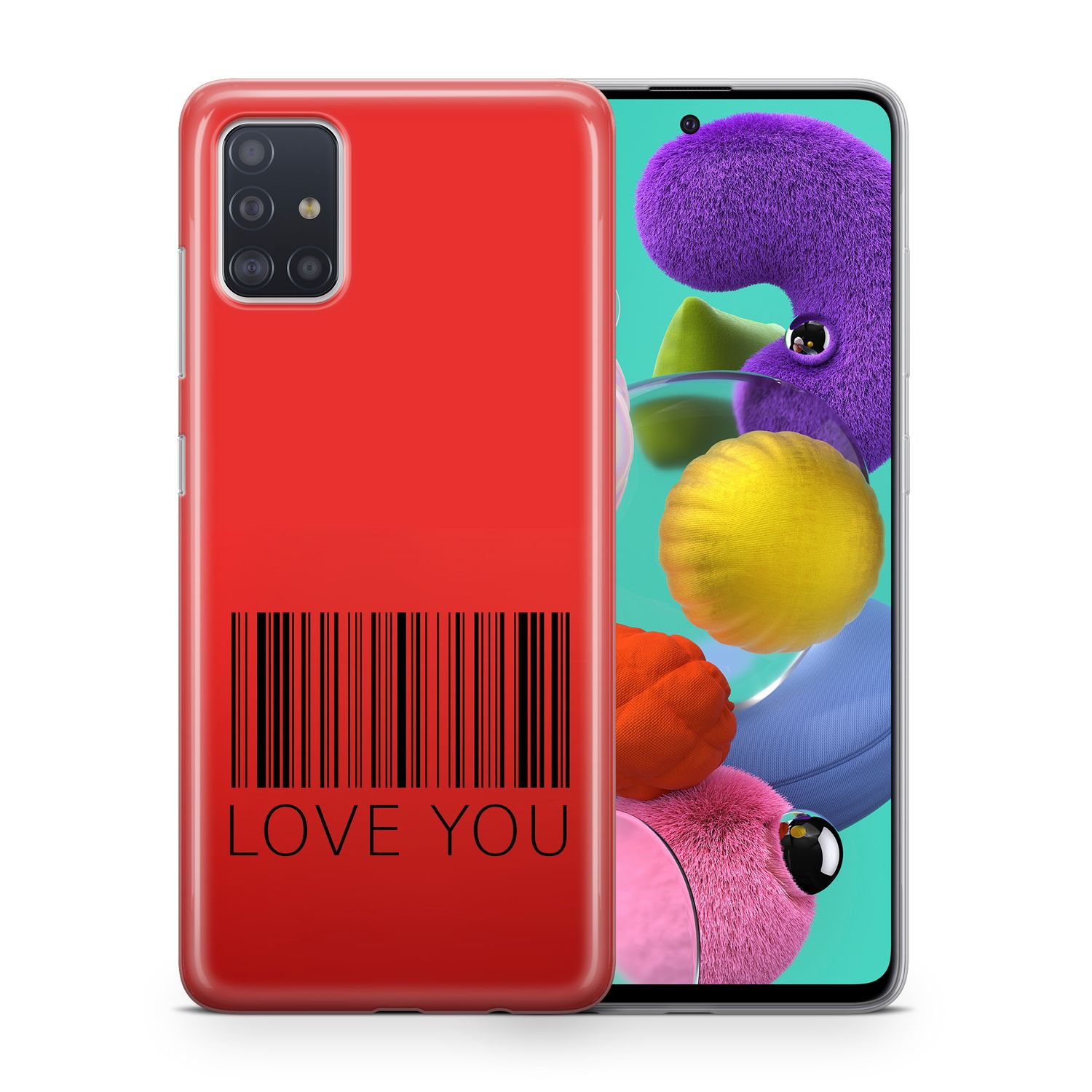 4G, A22 Samsung, Schutzhülle, DESIGN Rot KÖNIG Backcover, Galaxy