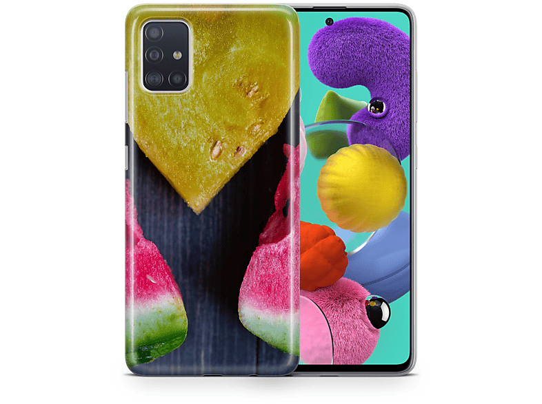 KÖNIG DESIGN Schutzhülle, Backcover, Samsung, Galaxy A5 (2017), Mehrfarbig