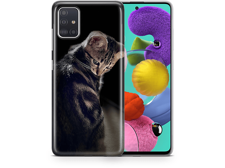 KÖNIG DESIGN Schutzhülle, Backcover, Samsung, Galaxy A21s, Mehrfarbig