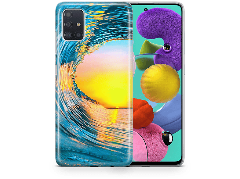 KÖNIG DESIGN Schutzhülle, Backcover, Huawei, P8 Lite 2017, Mehrfarbig