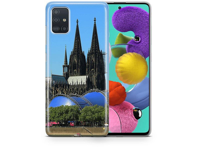 KÖNIG DESIGN Schutzhülle, Backcover, Samsung, Galaxy A32 5G, Mehrfarbig