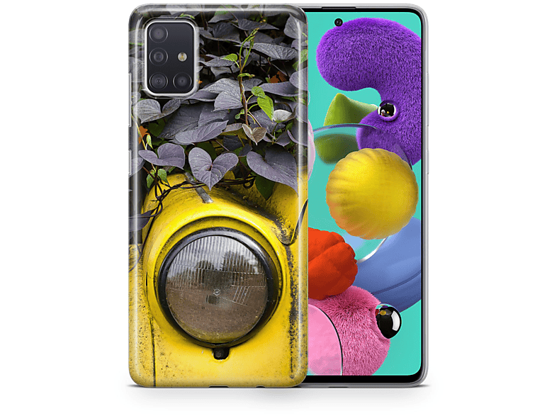 KÖNIG DESIGN Schutzhülle, Backcover, Samsung, Galaxy A42 5G, Mehrfarbig