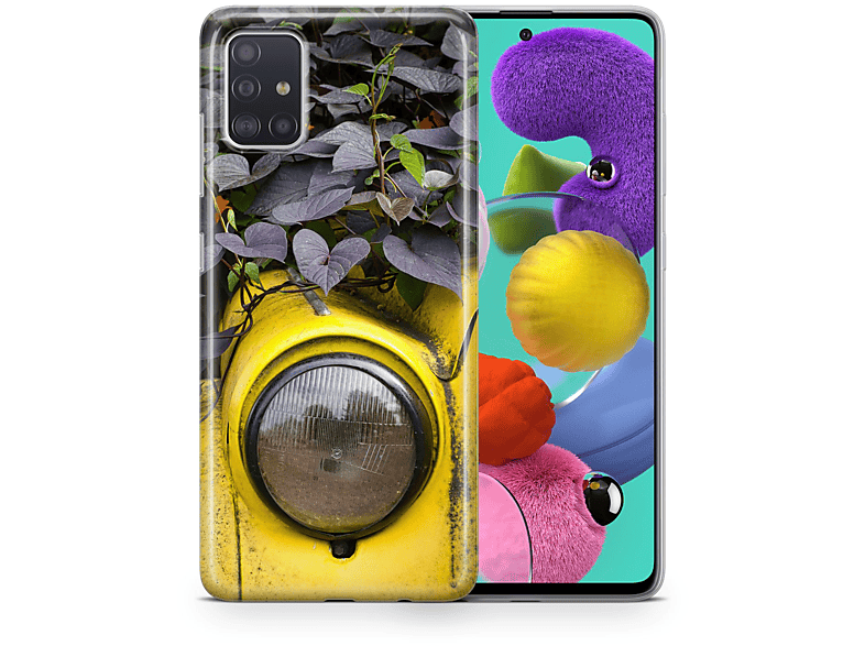 KÖNIG DESIGN Schutzhülle, Backcover, Samsung, Galaxy A50s, Mehrfarbig